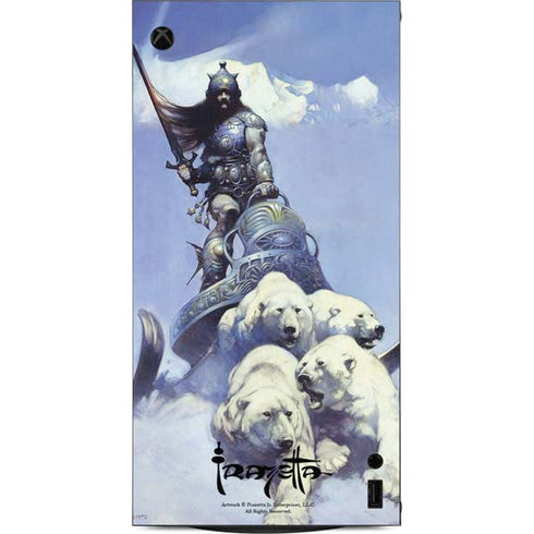 Sliver Warrior by Frazetta XBox Series X Digital Edition Console Skin